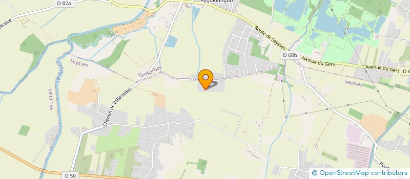 localisation de l'entreprise D.J.P.P.  SEYSSES