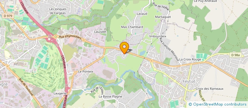 localisation de l'entreprise D.J.S.A. LYLOU à FEYTIAT