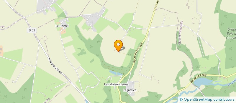 localisation de l'entreprise D.J.T.  SAINT-ANDRE-SUR-CAILLY