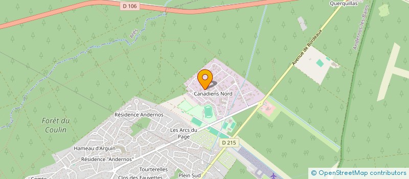 localisation de l'entreprise D'JACK BERNARD  ANDERNOS-LES-BAINS