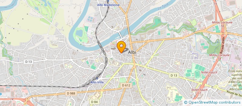 localisation de l'entreprise D. JALBY à ALBI