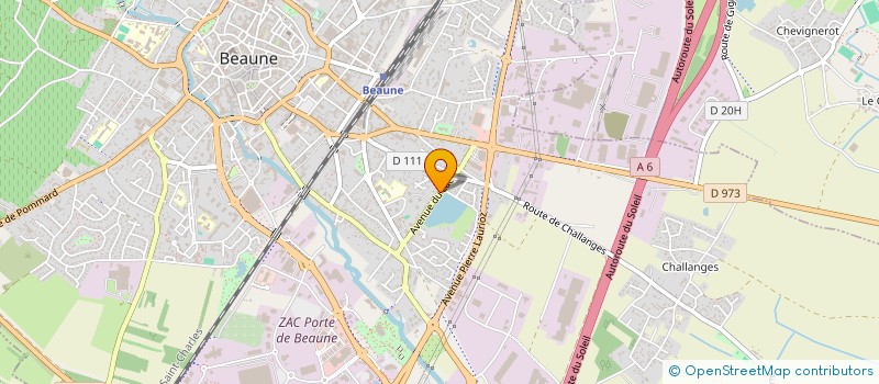 localisation de l'entreprise D'JAYS à BEAUNE