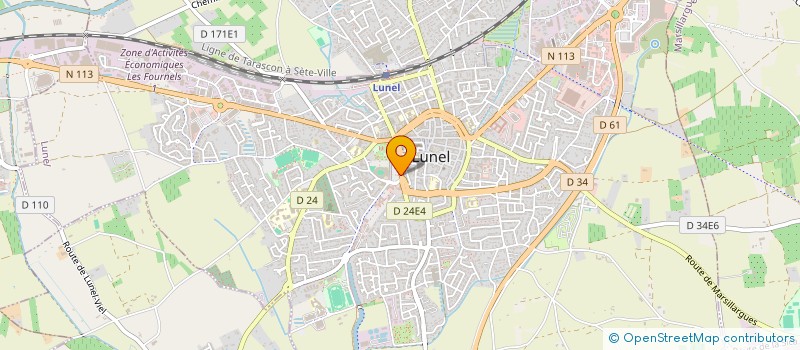 localisation de l'entreprise D JOLY V GESTIN à LUNEL