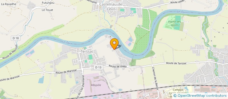 localisation de l'entreprise D'JOSE IMMO  TERSSAC