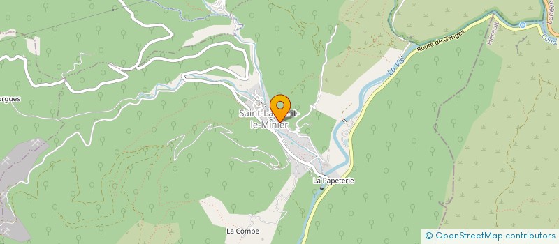 localisation de l'entreprise D'JOSE PEINTURE & DECORATION  SAINT-LAURENT-LE-MINIER