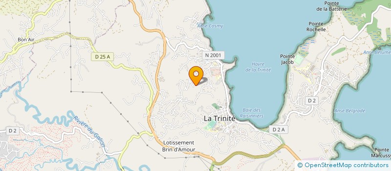 localisation de l'entreprise D'JOUBOUM NATATION à LA TRINITE