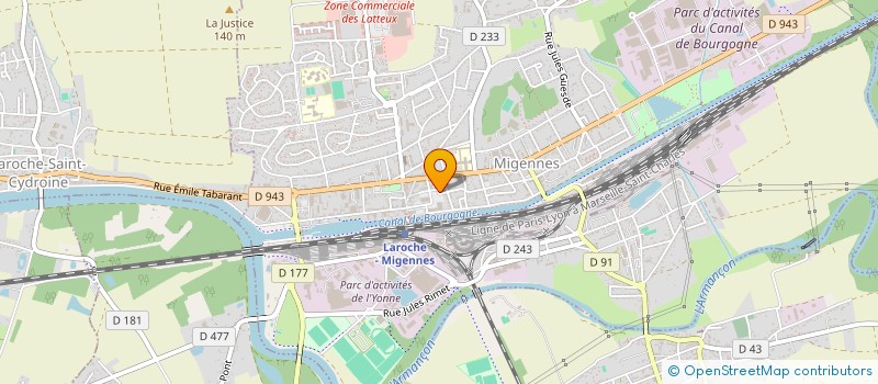 localisation de l'entreprise D'JU BARBER SHOP  MIGENNES