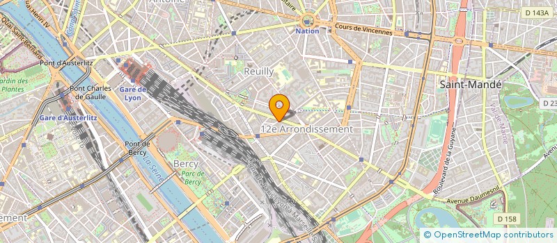 localisation de l'entreprise D.K.3.D  PARIS