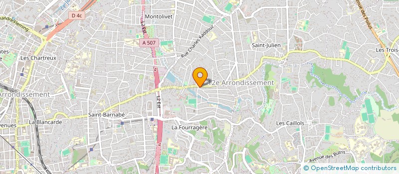 localisation de l'entreprise D.K à MARSEILLE