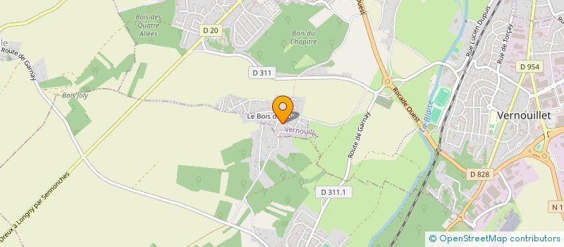 localisation de l'entreprise D K à VERNOUILLET