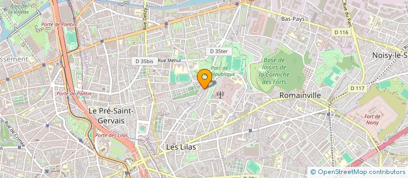 localisation de l'entreprise D.K.A.F à LES LILAS