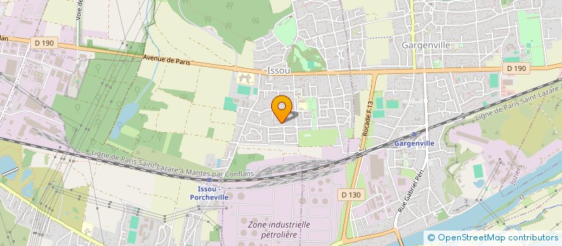 localisation de l'entreprise D-K ARMATURES  ISSOU