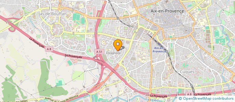 localisation de l'entreprise D&K CONSTRUCTION  AIX-EN-PROVENCE