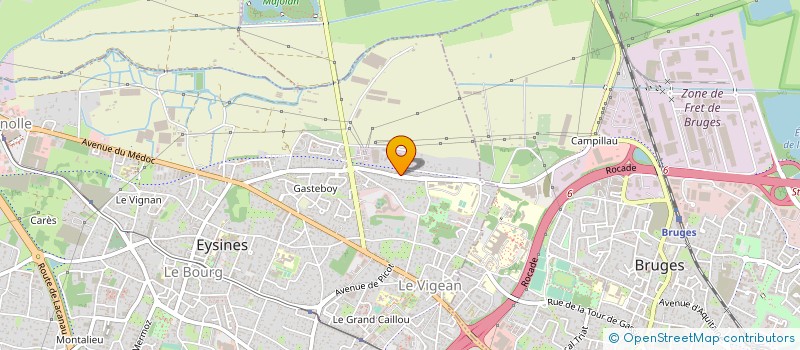 localisation de l'entreprise D.K CONSTRUCTION  BORDEAUX