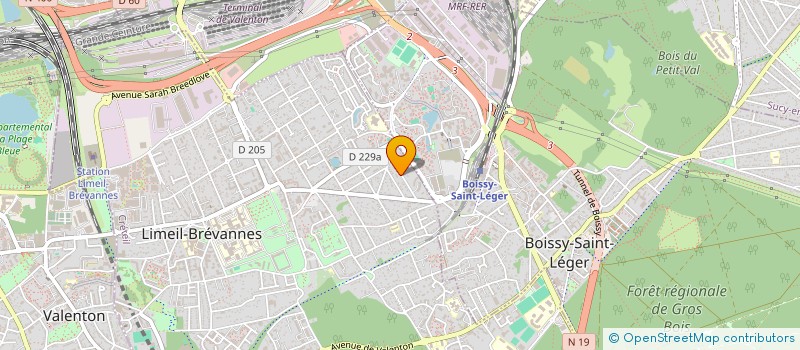 localisation de l'entreprise D K D à LIMEIL-BREVANNES