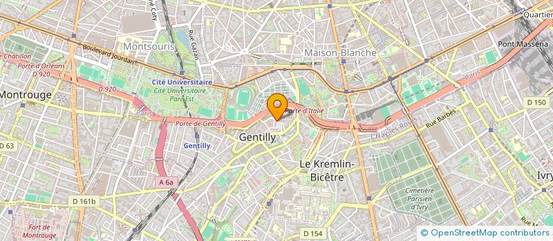 localisation de l'entreprise D.K. EVENT à GENTILLY