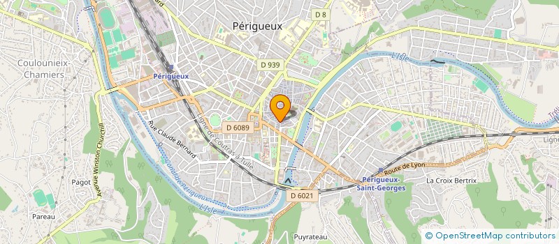 localisation de l'entreprise D.K.F GROUPE à PERIGUEUX