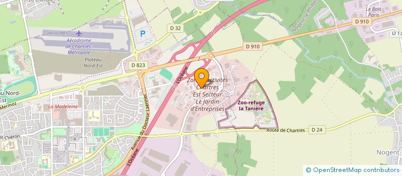 localisation de l'entreprise D.K. FINANCES 28 à CHARTRES