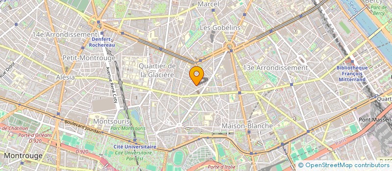 localisation de l'entreprise D.K.GLOBAL  PARIS