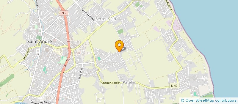 localisation de l'entreprise D.K MAINTENANCE  SAINT-ANDRE