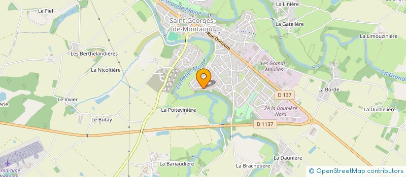 localisation de l'entreprise D.K.O à MONTAIGU-VENDEE