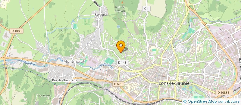 localisation de l'entreprise D.K.P.  MONTMOROT