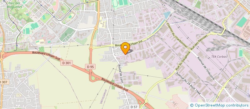 localisation de l'entreprise D.K RENOVATION  VENISSIEUX