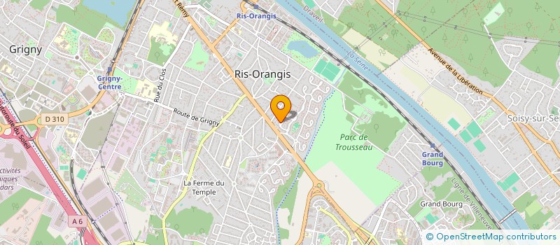 localisation de l'entreprise D.K RENOVATION à RIS-ORANGIS