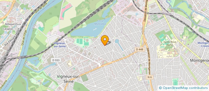 localisation de l'entreprise D.K.S à VIGNEUX-SUR-SEINE
