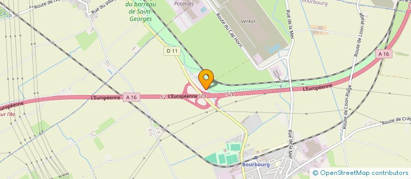 localisation de l'entreprise D K SECURITE à BOURBOURG