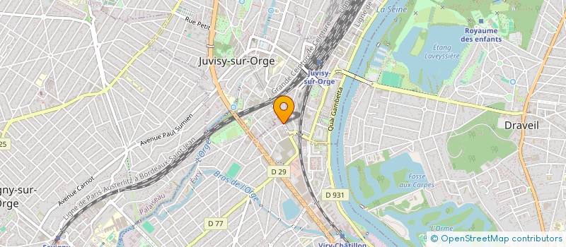 localisation de l'entreprise D.K TRANSPORTS EXPRESS SARL à JUVISY-SUR-ORGE