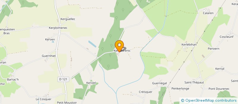 localisation de l'entreprise D.KERLAN  LANGONNET