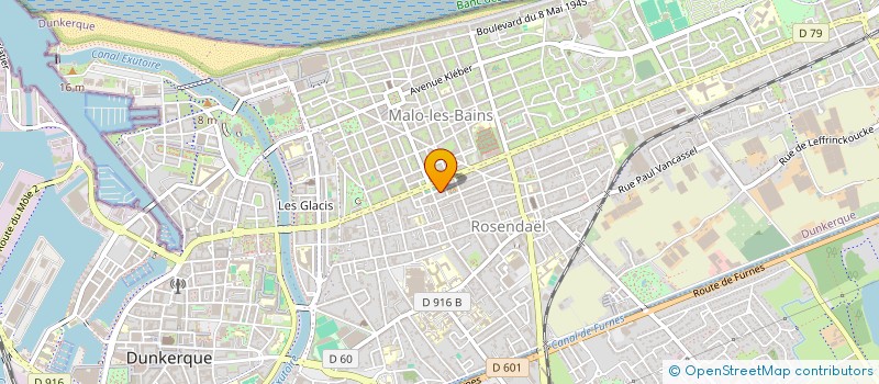 localisation de l'entreprise D'KLIC à DUNKERQUE