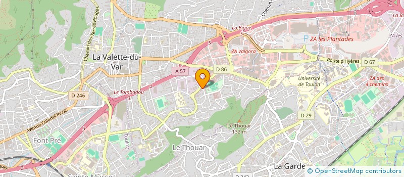 localisation de l'entreprise D'KO-NOVO à LA VALETTE-DU-VAR