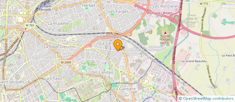 localisation de l'entreprise D-KONSULTING  CLERMONT-FERRAND