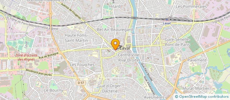 localisation de l'entreprise D-KRAN à LAVAL