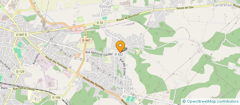 localisation de l'entreprise D.L. à NARROSSE