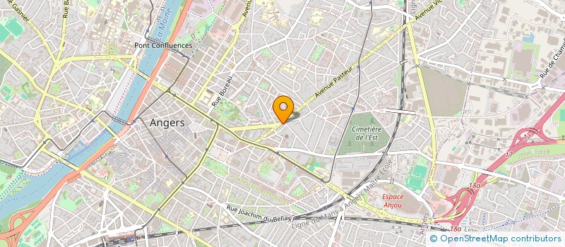 localisation de l'entreprise D & L à ANGERS
