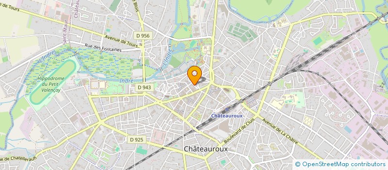 localisation de l'entreprise D.L à CHATEAUROUX