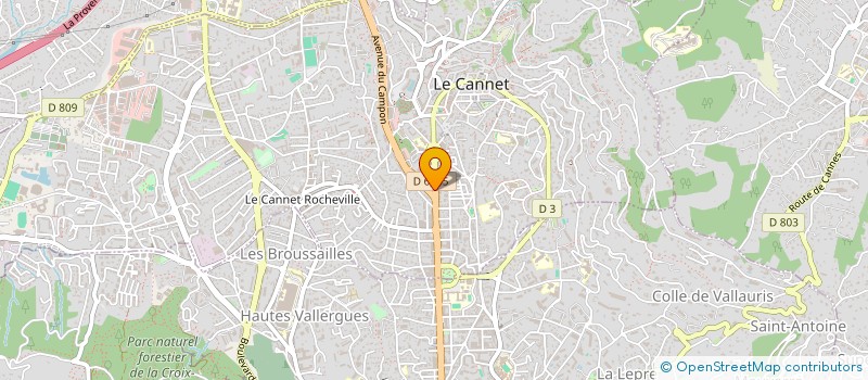 localisation de l'entreprise D.L.  LE CANNET