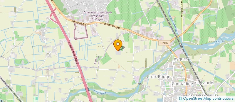 localisation de l'entreprise D.L.  ORANGE