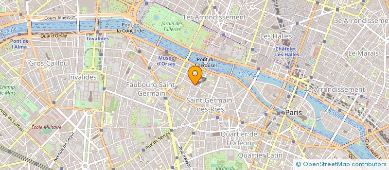 localisation de l'entreprise D.L  PARIS