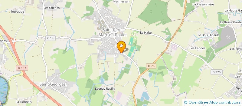 localisation de l'entreprise D & L  SAINT-PERE-MARC-EN-POULET