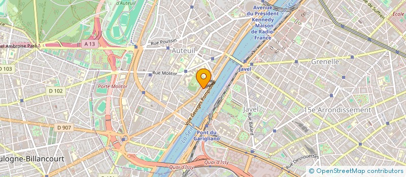 localisation de l'entreprise D.L.A.  PARIS