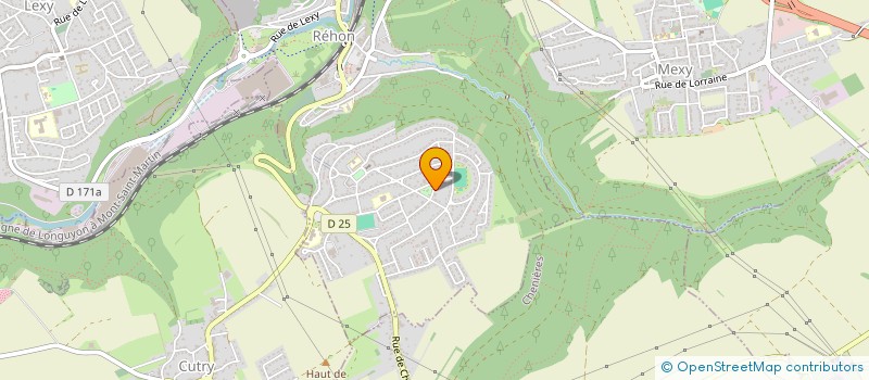 localisation de l'entreprise D.L.A.  REHON