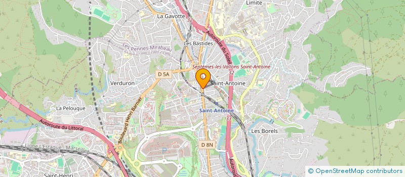 localisation de l'entreprise D.L.A.O. à MARSEILLE