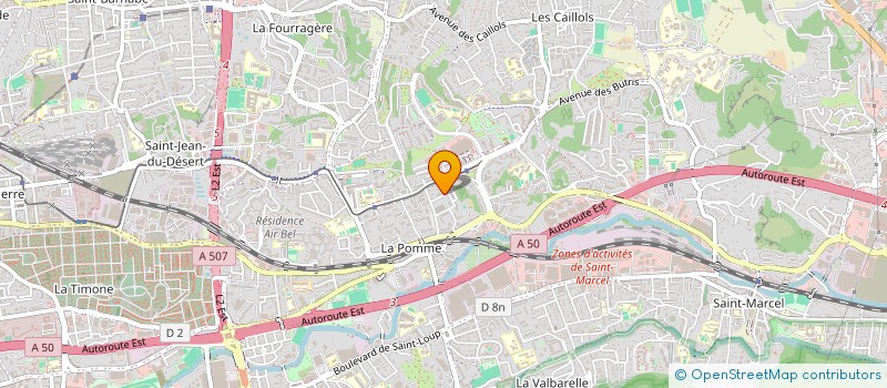 localisation de l'entreprise D & L ASSOCIE à MARSEILLE