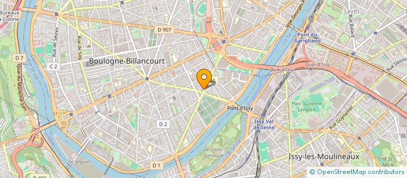 localisation de l'entreprise D & L ASSOCIES à BOULOGNE-BILLANCOURT
