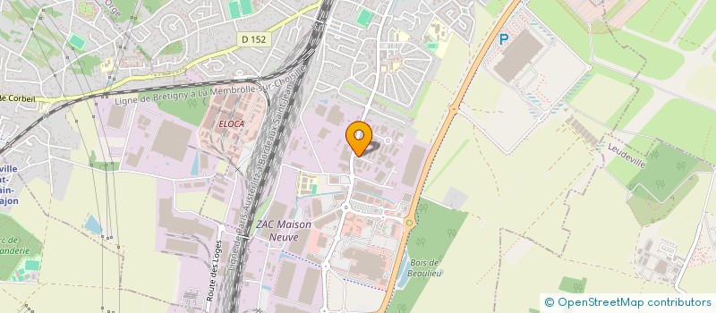 localisation de l'entreprise D.L. AUTO à BRETIGNY-SUR-ORGE