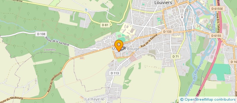 localisation de l'entreprise D.L AUTOMOBILE  LOUVIERS